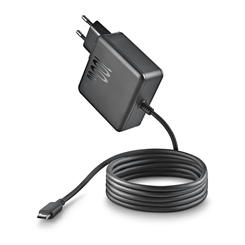 CARGADOR USB GAN NGS GAN 100W-C 100W 1xUSB-C PD3.0 CABLE 1.5M SOLDADO COLOR NEGRO