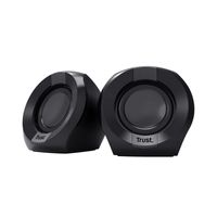 Miniatura 2 de ALTAVOCES 2.0 TRUST POLO 25164 4W RMS Max 8W CONTROL DE VOLUMEN JACK 3.5 ALIMENTADOS POR USB COLOR NEGRO 25164