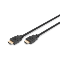 Miniatura 1 de Cable de conexi n HDMI High Speed  tipo A M/M  3 0m  w/Ethernet  Ultra HD 60p  dorado  negro