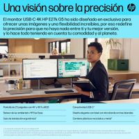 Miniatura 10 de HP Monitor USB-C 4K HP E27k G5  E-Series 27" LCD IPS 4K Ultra HD HDMI Altavoces