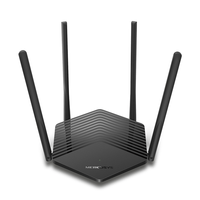 Miniatura 1 de ROUTER WIFI 6 DUALBAND MERCUSYS MR60X WIFI 6 AX1500 4P GIGABIT 4 ANTENAS DE ALTA GANANCIA