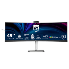 Monitor PHILIPS  48.8" LCD VA Dual QHD HDMI Altavoces