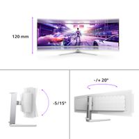 Miniatura 5 de Monitor PHILIPS Evnia 48.9" QDOLED OLED Dual QHD HDMI Altavoces