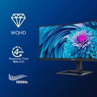 Miniatura 9 de MONITOR PHILIPS E Line 346E2CUAE/00 34" LCD VA WQHD+ 100HZ 1MS  HDMI USB-C CURVO ALTAVOCES