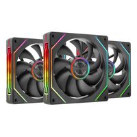 Miniatura 6 de KIT 3xVENTILADOR INTERNO ARG MARS GAMING MF-LINKFINITY KIT BLACK MODULARES PWM 120mm