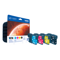 Miniatura 1 de CARTUCHO BROTHER MULTIPACK LC1100HYVALBP