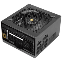 Miniatura 1 de FUENTE MODULAR MARS GAMING 650W MPB650PSI ATX3.1 80+GOLD PFC ACTIVO PCIe5.1 12V-2X6 DC-DC SMD NEGRO