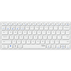 TECLADO RAPOO WIRELESS Y BLUETOOTH E9600M 2.4GHz BT 3.0 5.0 DISE??O ULTRAFINO COMPACTO BATERIA GRI