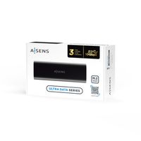 Miniatura 8 de AISENS Caja Externa M.2 (NGFF) ASM2-014B SATA/NVMe A USB3.1 Gen2, Negro