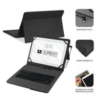 Miniatura 3 de FUNDA Y TECLADO TABLET 10.1´´ SUBBLIM NEGRA