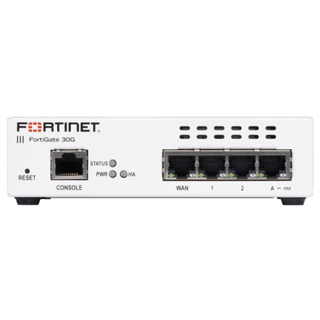 FORTINET FORTIGATE FG-30G 4X GE RJ45 PORTS (INCLUDING 3X INTERNAL PORTS, 1X WAN PORTS) - Imagen 1 de 2 FORTINET FORTIGATE FG-30G 4X GE RJ45 PORTS (INCLUDING 3X INTERNAL PORTS, 1X WAN PORTS) - Imagen 1 de 2