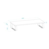Miniatura 7 de Tooq TQMR111 Soporte elevador monitores madera