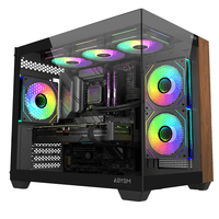 Miniatura 1 de Caja ABYSM  Caja M-ATX Danube Sava Nature 285C Black RGB Negro