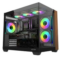 Miniatura 2 de Caja ABYSM  Caja M-ATX Danube Sava Nature 285C Black RGB Negro