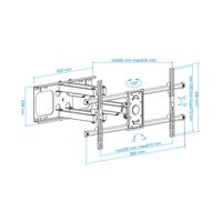 Miniatura 13 de Tooq LP3790TN-B  Soporte pared pantallas 37-90