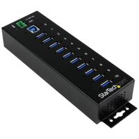 Miniatura 2 de RUGGED METAL 10PORT USB 3.0 HUB DIN RAIL AND WALL-MOUNTAB LE