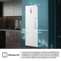 Miniatura 5 de CONGELADOR VERTICAL HISENSE FT3K310SEWE1 NOFROST E ALTO 185 CM 312 LITROS BLANCO