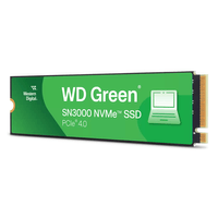 Miniatura 1 de DISCO M.2 NVMe 1TB WESTERN DIGITAL GREEN WDS100T4G0E SN3000 PCIE 4.0 x4 READ 5000MB/s WRITE 4200MB/s