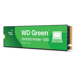 DISCO M.2 NVMe 1TB WESTERN DIGITAL GREEN WDS100T4G0E SN3000 PCIE 4.0 x4 READ 5000MB/s WRITE 4200MB/s