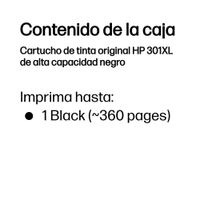 Miniatura 3 de CARTUCHO HP NEGRO 301XL CH563EE