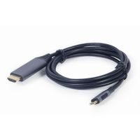 Miniatura 2 de CABLE ADAPTADOR DE PANTALLA GEMBIRD USB TIPO C A HDMI, GRIS ESPACIAL, 1,8 M