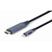 Miniatura 3 de CABLE ADAPTADOR DE PANTALLA GEMBIRD USB TIPO C A HDMI, GRIS ESPACIAL, 1,8 M