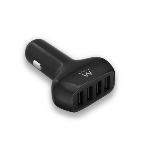 EWENT EW1354 CARGADOR COCHE 4 PUERTOS USB 9.6 A - Imagen 1 de 4 EWENT EW1354 CARGADOR COCHE 4 PUERTOS USB 9.6 A - Imagen 1 de 4