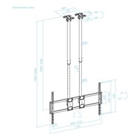 Miniatura 5 de Tooq LPCE11120TSLI-B Soporte Techo  60-120