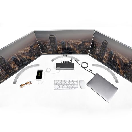 HYBRID USB-C AND USB-A DOCK TRIPLE 4K 60HZ DP/HDMI - 85W PD - Imagen 2 de 17 HYBRID USB-C AND USB-A DOCK TRIPLE 4K 60HZ DP/HDMI - 85W PD - Imagen 2 de 17
