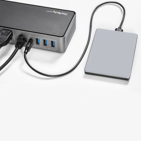 HYBRID USB-C AND USB-A DOCK TRIPLE 4K 60HZ DP/HDMI - 85W PD - Imagen 8 de 17 HYBRID USB-C AND USB-A DOCK TRIPLE 4K 60HZ DP/HDMI - 85W PD - Imagen 8 de 17