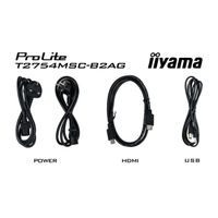 Miniatura 18 de IIYAMA ProLite T2754MSC-B2AG 27" IPS Full HD HDMI VGA Altavoces Táctil