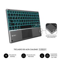 Miniatura 13 de SUBBLIM KEYTAB PROBT TOUCHPAD IPAD 10,9/11 10A/11A BLACK