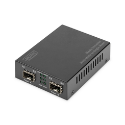 Convertidor de medios Gigabit multimodo a monomodo SFP a SFP  155 Mbps  1 25 Gbps  850 nm  1310 nm (MM)  1310 nm  1550 nm (SM)