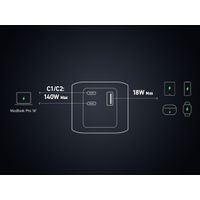 Miniatura 10 de POWERBANK ANKER 737 GEN2 DISPLAY 24K 140W NEGRO