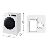 Miniatura 3 de LAVADORA SECADORA SAMSUNG WD90HG5U34BEEC 9/6 KG 1400 RPM A BLANCO