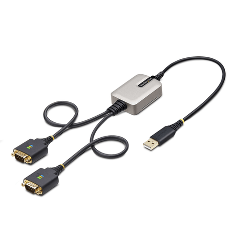 Adaptador Serie USB a Serie de 2 Puertos de 60cm FTDI RS232 - Imagen 1 de 9 Adaptador Serie USB a Serie de 2 Puertos de 60cm FTDI RS232 - Imagen 1 de 9