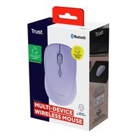Miniatura 6 de MOUSE TRUST WIRELESS Y BLUETOOTH YVI+ LILA 1600DPI AJUSTABLE 3 BOTONES 3 DISPOSITIVOS