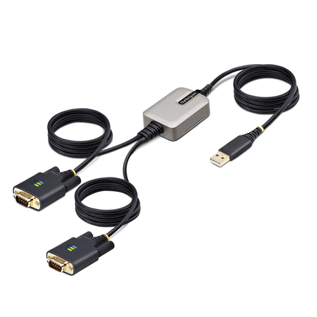 Adaptador Serie USB a Serie de 2 Puertos de 4m FTDI RS232 - Imagen 1 de 10 Adaptador Serie USB a Serie de 2 Puertos de 4m FTDI RS232 - Imagen 1 de 10