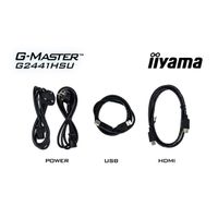 Miniatura 17 de MONITOR IIYAMA 24 PULGADAS RESOLUCION FULL HD (1920X1080), PANEL IPS, 1 MS (MPRT), 75 HZ, BRILLO 250, CONTRASTE 1000:1, HDMI, DISPLAYPORT, HUB USB, AL