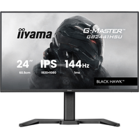 Miniatura 1 de MONITOR IIYAMA 24 PULGADAS RESOLUCION FULL HD (1920X1080), PANEL IPS, 1 MS (MPRT), 100 HZ, BRILLO 250, CONTRASTE 1300:1, HDMI, DISPLAYPORT, USB HUB, A