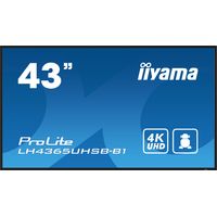 Miniatura 3 de IIYAMA LH4365UHSB-B1   42.5" LED IPS 4K Ultra HD HDMI Altavoces