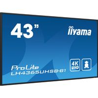 Miniatura 5 de IIYAMA LH4365UHSB-B1   42.5" LED IPS 4K Ultra HD HDMI Altavoces
