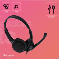Miniatura 2 de NGS VOX 505 Auricular+Micro USB Control Vol. Negro