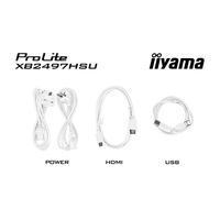 Miniatura 20 de IIYAMA XB2497HSU-W1  ProLite 23.8" LED IPS Full HD HDMI Altavoces