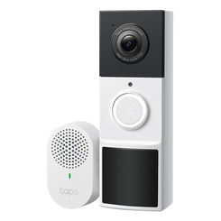 VIDEOPORTERO TAPO D210 TIMBRE CAMARA 2K 3MP 160º DETECCION BATERIA EXTERIOR IP65