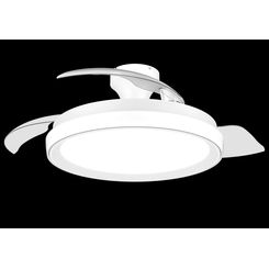 PHILIPS Ventilador techo Luz Bilss 106cm 28+35W Bl