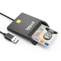 Miniatura 2 de iggual Lector tarjetas ID DNI SIP USB 2.0 negro