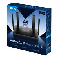 Miniatura 6 de Cudy WR1500 Router WiFi AX1500 WiFi 6 Doble Banda - 1x Puerto Wan Gigabit y 3x Puertos Lan Gigabit - 4 Antenas Externas