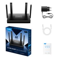 Miniatura 7 de Cudy WR1500 Router WiFi AX1500 WiFi 6 Doble Banda - 1x Puerto Wan Gigabit y 3x Puertos Lan Gigabit - 4 Antenas Externas