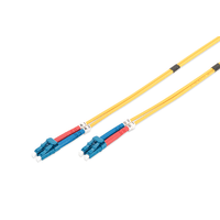 Miniatura 1 de Fiber Optic Patch Cord LC-PC to LC-PC Duplex, OS2, color amarillo, 1m